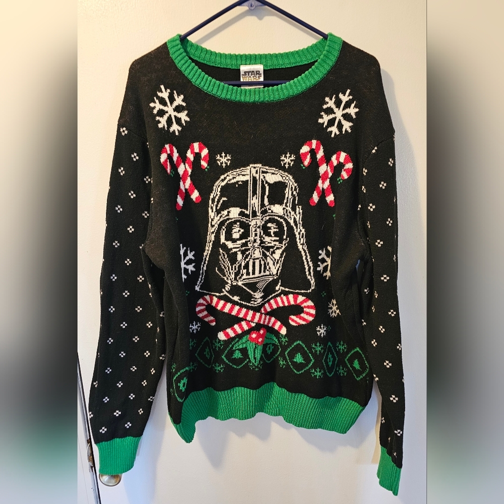 Star Wars Darth Vader Ugly Christmas Sweater  Size XL‎